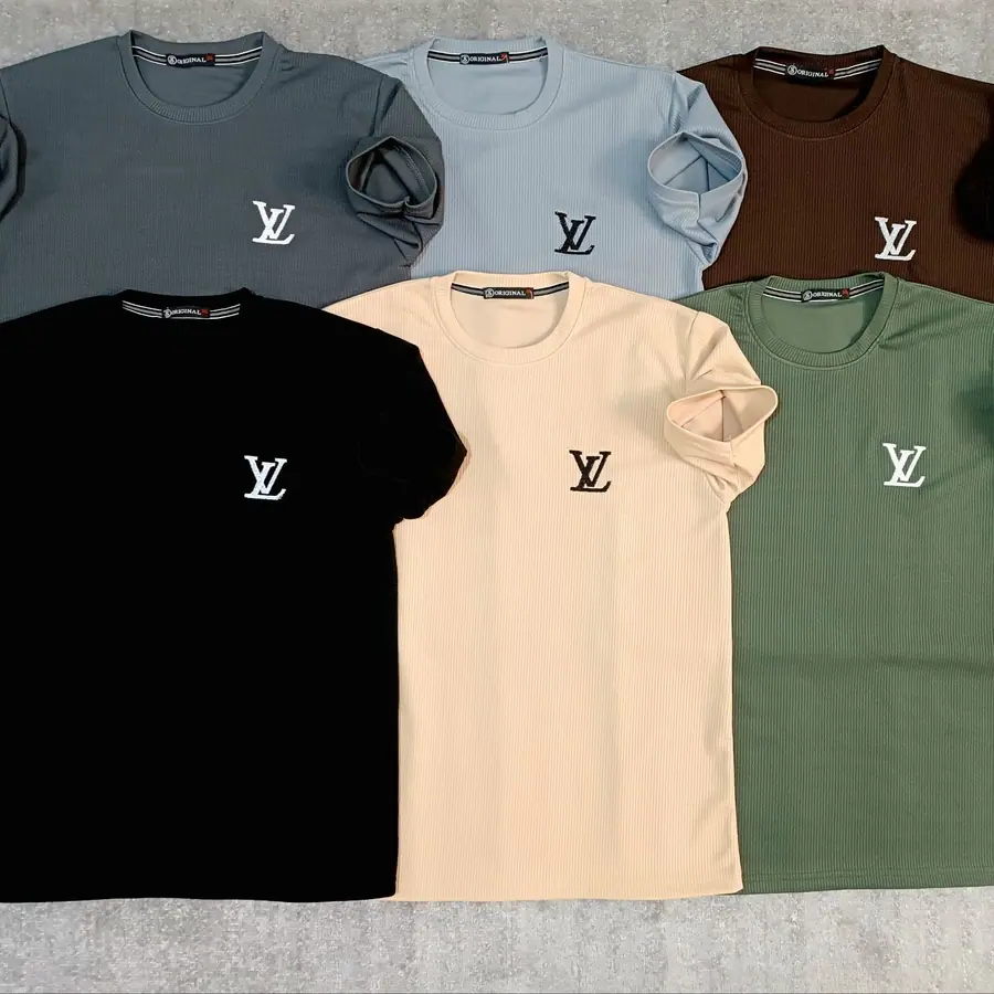 تیشرت مراکشی کبریتی مردانه XL تا 3XL — عکس واقعی ۲