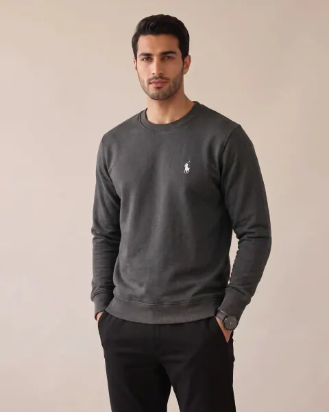 بلوز نخی یقه گرد آستینبلند مردانه | سایز XL تا 3XL